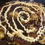 Okonomiyaki Chiyo - お昼の定食:豚玉♪