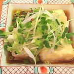 ほっぺのこめつぶ - 【お通し】揚出し豆腐