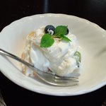元町グリル - デザート　美味しい　フルーツクリーム。★★★★