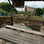 海舟 - ﾊﾞﾗを見ながら足湯