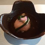 海舟 - 桜道明寺蒸し