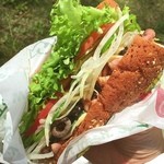 サブウェイ 野菜ラボ - ランチ。ローストビーフのサンド。