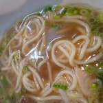 ラーメン ゆう - 麺とスープ