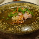 イレテテュヌフワ - 2016.04 保美豚 桜海老 あさり あさりと骨のスープ