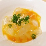 鮨 はしもと - 2016.4.  のれそれ 黄身ポン酢