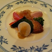 ホテルオークラレストラン名古屋 中国料理 桃花林 - 前菜 ピータンと鴨が美味しかった。