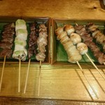 鶏冠 - 十本盛り1,100円
                                希少部位あり