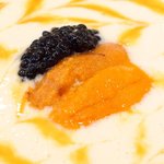 メゾン エメ・ヴィベール - ランチコース 5346円 のオマール海老とナスのテリーヌ タプナードとカレーの香り