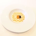 メゾン エメ・ヴィベール - ランチコース 5346円 のオマール海老とナスのテリーヌ タプナードとカレーの香り