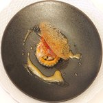 メゾン エメ・ヴィベール - ランチコース 5346円 のオマール海老とナスのテリーヌ タプナードとカレーの香り