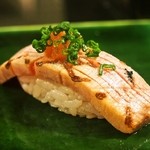 鮨　大和 - トロ炙り（2016年4月）