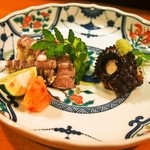 鮨　大和 - 蝦蛄＆蛸柔らか煮（2016年4月）