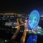 横浜ベイホテル東急 - ベイクラブラウンジ・カクテルタイムからの夜景♪