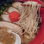 ばりきや 札幌駅店 - 麺　硬めにしました