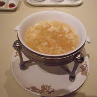 中国料理 翆陽 - 干貝冬蓉湯（冬瓜入り干し貝柱のスープ）