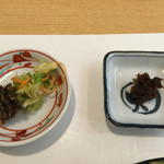 御料理 ひさまつ - お漬物 鯛味噌