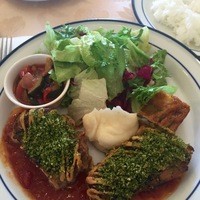ダン ル シエル - 鶏もも肉のマスタード・パン粉香草焼き