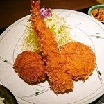 とんかつ 和幸 - ミックスフライ