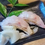 手創り旬菜と和食 せん - ノドグロの握り寿司