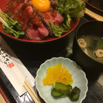 神戸 たちばな - ローストビーフ丼