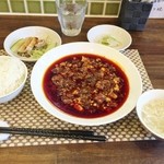 中国酒家　菜都 - 激辛麻婆豆腐定食900円♪