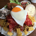 カメイノ食堂 - タコライス+タマゴ 900円+80円