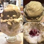 ブン ブン ブラウ カフェ ウィズ ビーハイヴ - ベルガモットオレンジミルクとピスタチオ 900円
      中味がベリーで♡