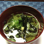 藤の家 - 抹茶のうどん