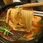 韓さんの家 - 海鮮辛口チャンポン麺  にょ〜ん( ´ ▽ ` )ﾉ