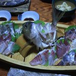 雲見温泉　食べる温泉宿　大漁 - すごい船盛りでした♪