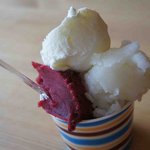 ジェラテリア ジェリーム - ﾐﾙｸ、ﾀﾞﾌﾞﾙﾍﾞﾘー、ﾚﾓﾝ