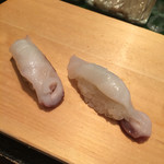 寿司 魚がし日本一 - 生タコ＠75円