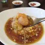 中国上海料理　豫園 - エビフカヒレあんかけ炒飯