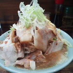 ラーメン 岩佐 - 太麺野菜ブタW