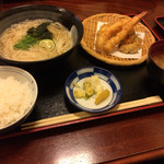 たいりき - にゅうめんと天ぷら盛り合わせ定食