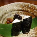 山荘無量塔 - 夜食のおにぎり