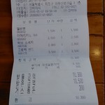 Bakery Cafe Aoitori - アメリカンホットコーヒー2,500W＋メロンパン1,500W＋ソーセージパン2,800W＋コロッケサンド3,500W＝10,300W