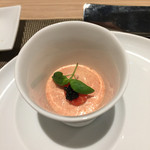 デュ ボン タン - 大野農園のトマトのスープ
                                キャビアを添えて
