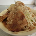 ラーメン北郎 - ラーメン小(680円)野菜、油まし(15/5/14)