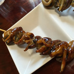 うなぎの緒里 - 2016年5月中旬  鰻の肝焼き タレ ¥250