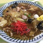 札幌市白石区役所 食堂 - あんかけ焼きそば＠580円