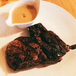 't Grillkasteeltje - ブラックアンガス牛のリブアイステーキ（31.5ユーロ）