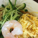 自慢亭 - 海老。プリッとしてます。