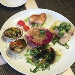 施家菜 - 前菜5種盛り合わせ。