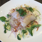 施家菜 - マナガツオの刺身風②