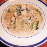 パスタの店　山猫軒 - たらこカルボナーラです。