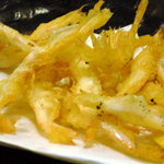 そば 法師人 - 白エビの天ぷら