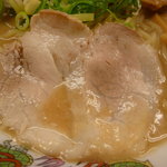 天下一品 - 薄切りチャーシュー