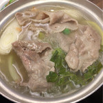 柏屋旅館 - 麦豚のしゃぶしゃぶ　2016.05