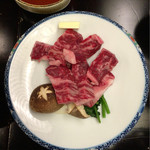 柏屋旅館 - 別注の上州牛ステーキ　2016.05